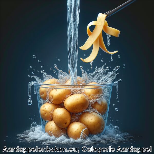 Aardappelen schillen en voorbereiden