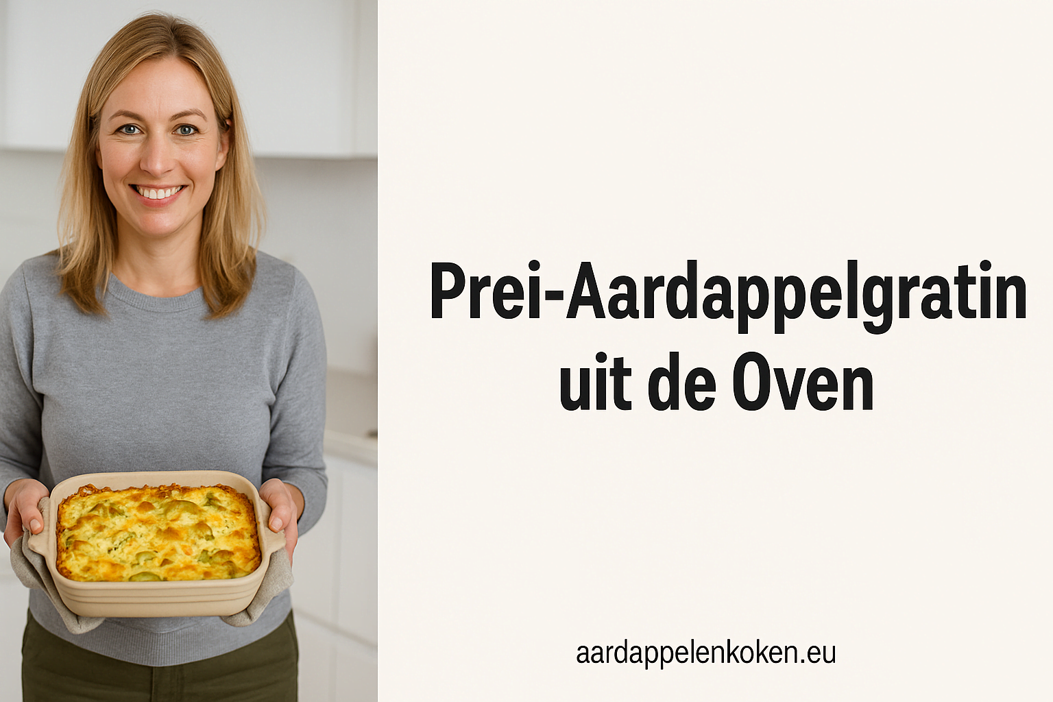 Prei-Aardappelgratin uit de Oven